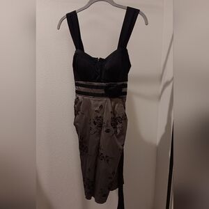 Vintage Velvet Black Dahlia Dress